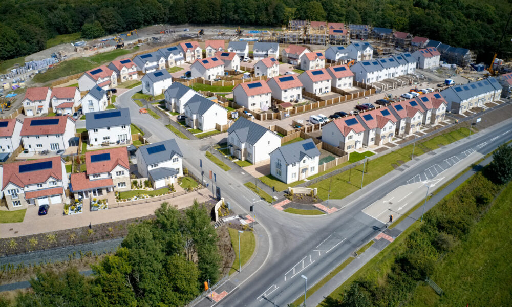 New housing development building houses for increased demand in rural areas New housing development building houses for increased demand in rural areas uk