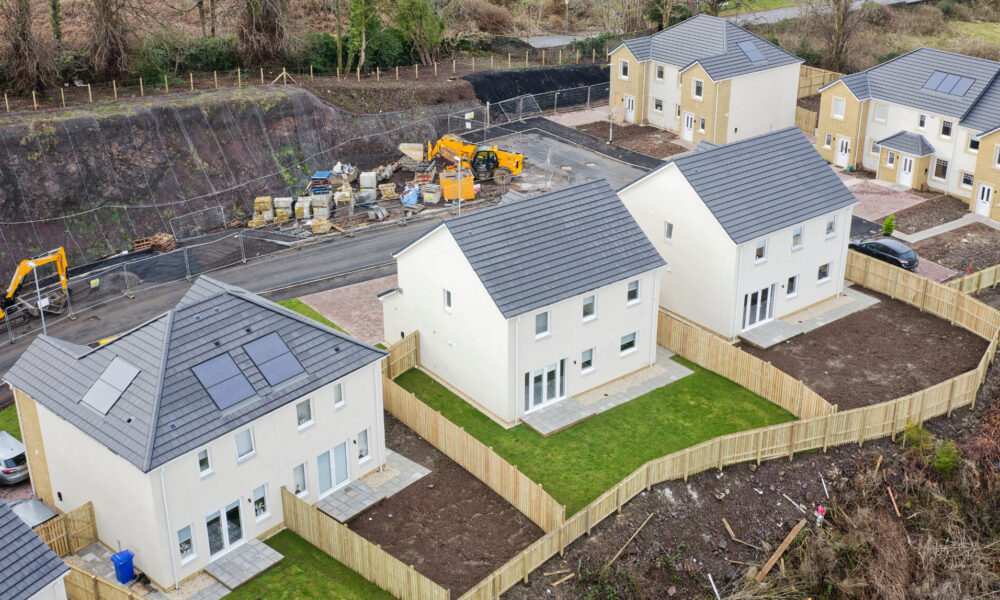 New housing development building houses for increased demand in rural areas New housing development building houses for increased demand in rural areas uk